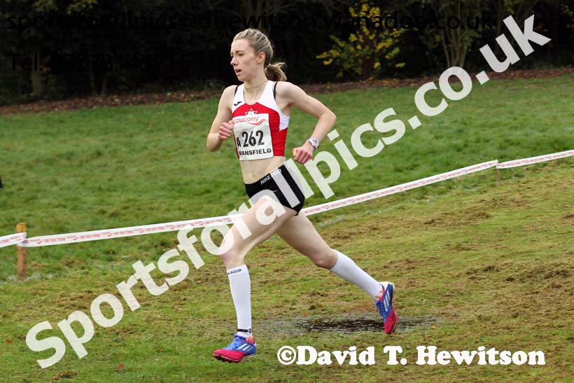 Junior women, National Cross Country Relays, Berry Park, Mansfield. Photo: David T. Hewitson/Sports for All Pics
